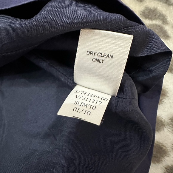 Banana Republic V-Neck Sleeveless Dress in Blue Size 0 Women’s - Picture 10 of 17